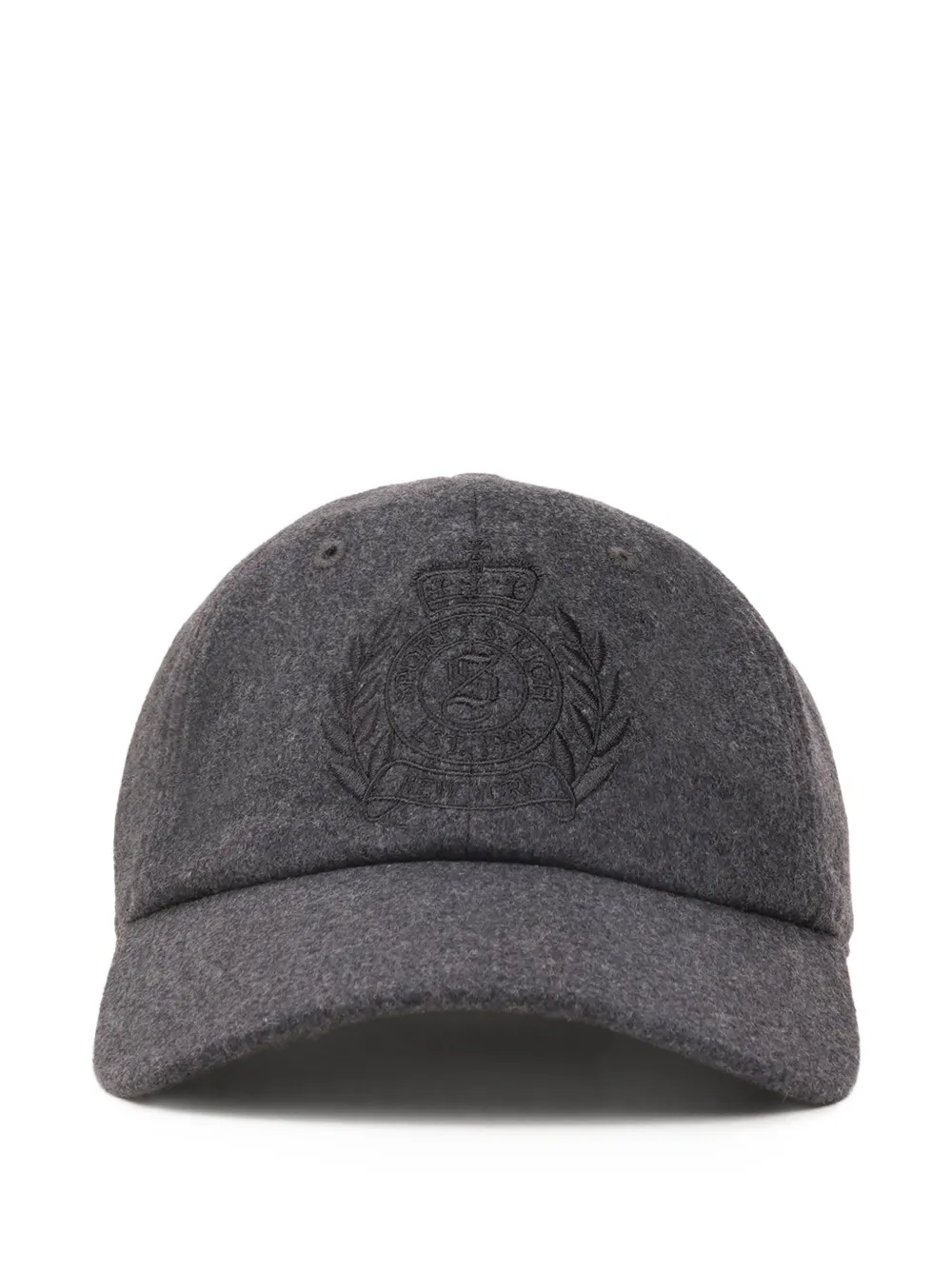 Sporty & Rich NY crest wool cap - Grigio
