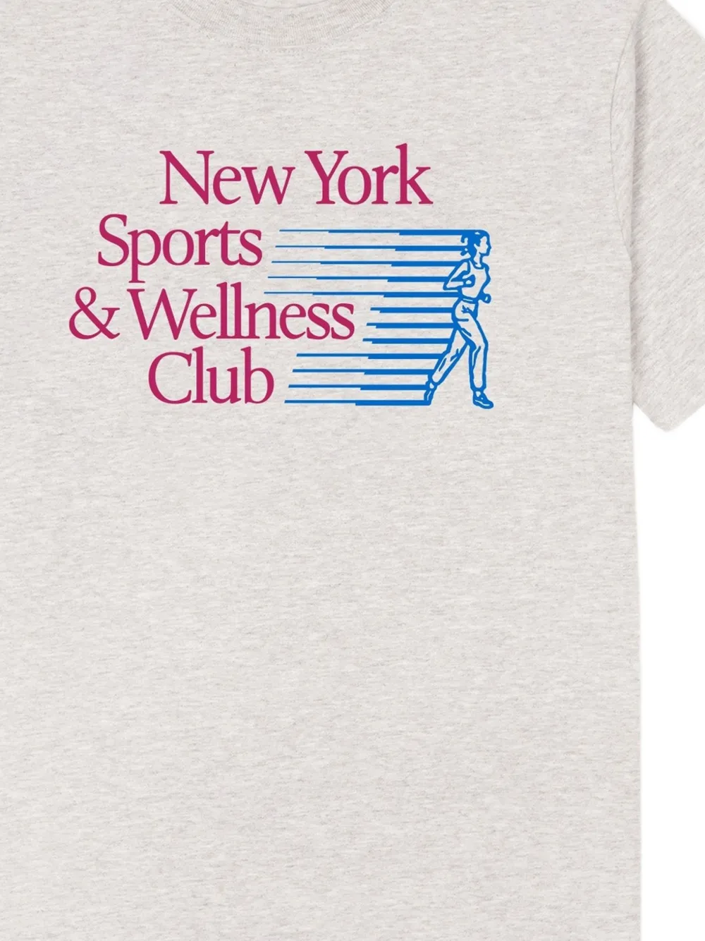 Sporty & Rich NY Motion T-shirt met print Grijs