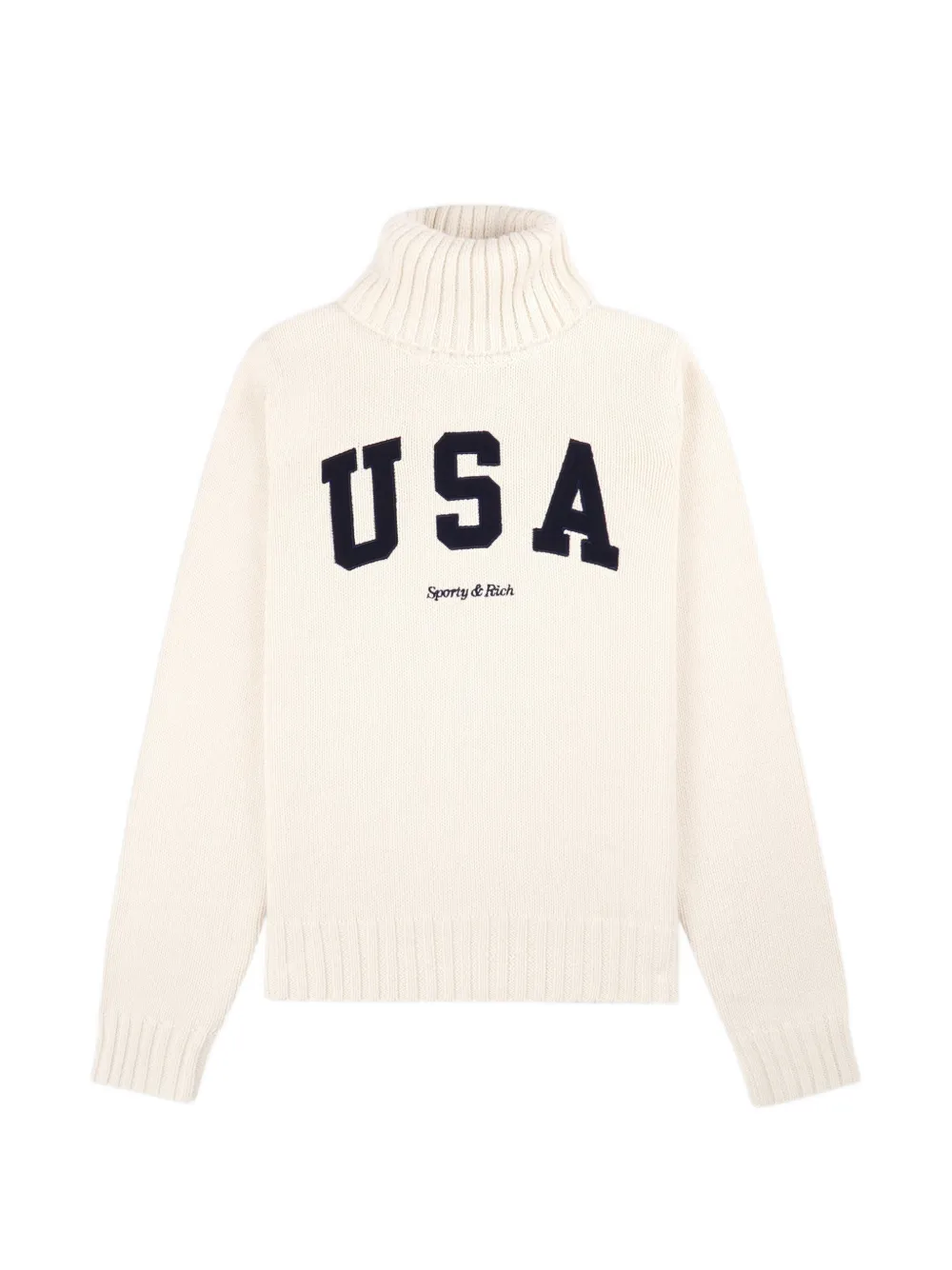 Sporty & Rich roll-neck sweater - Toni neutri