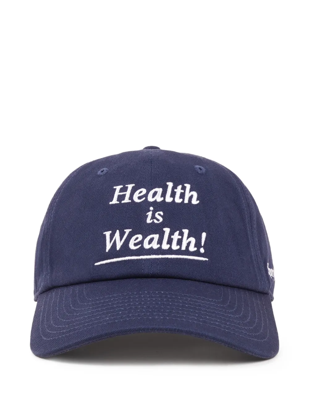 Sporty & Rich lettering-detail cap - Blu