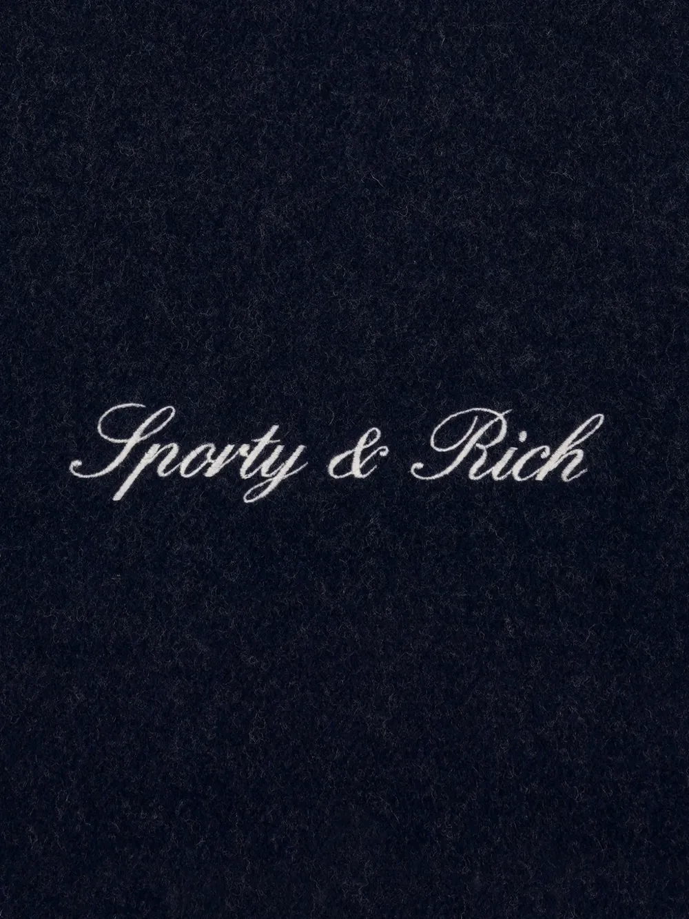 Sporty & Rich Sjaal met franje Grijs