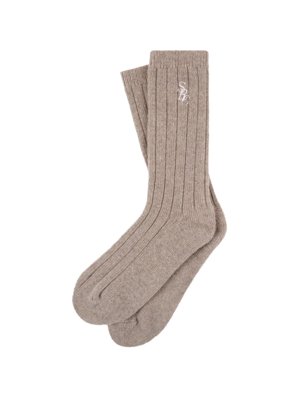 Sporty & Rich ribbed socks - Toni neutri