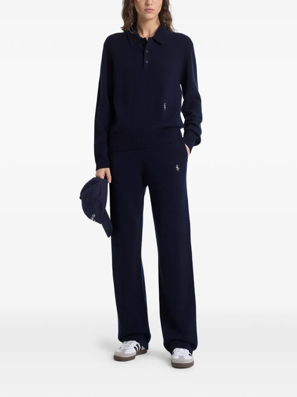 Sporty & Rich elasticated-waist trousers - Blu