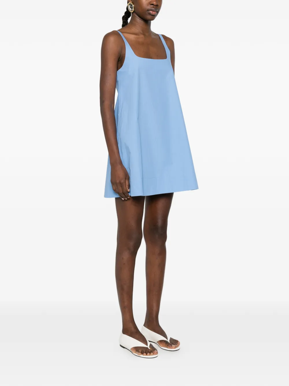  Bondi Born Avilia Square-neck Mini Dress - Blue 