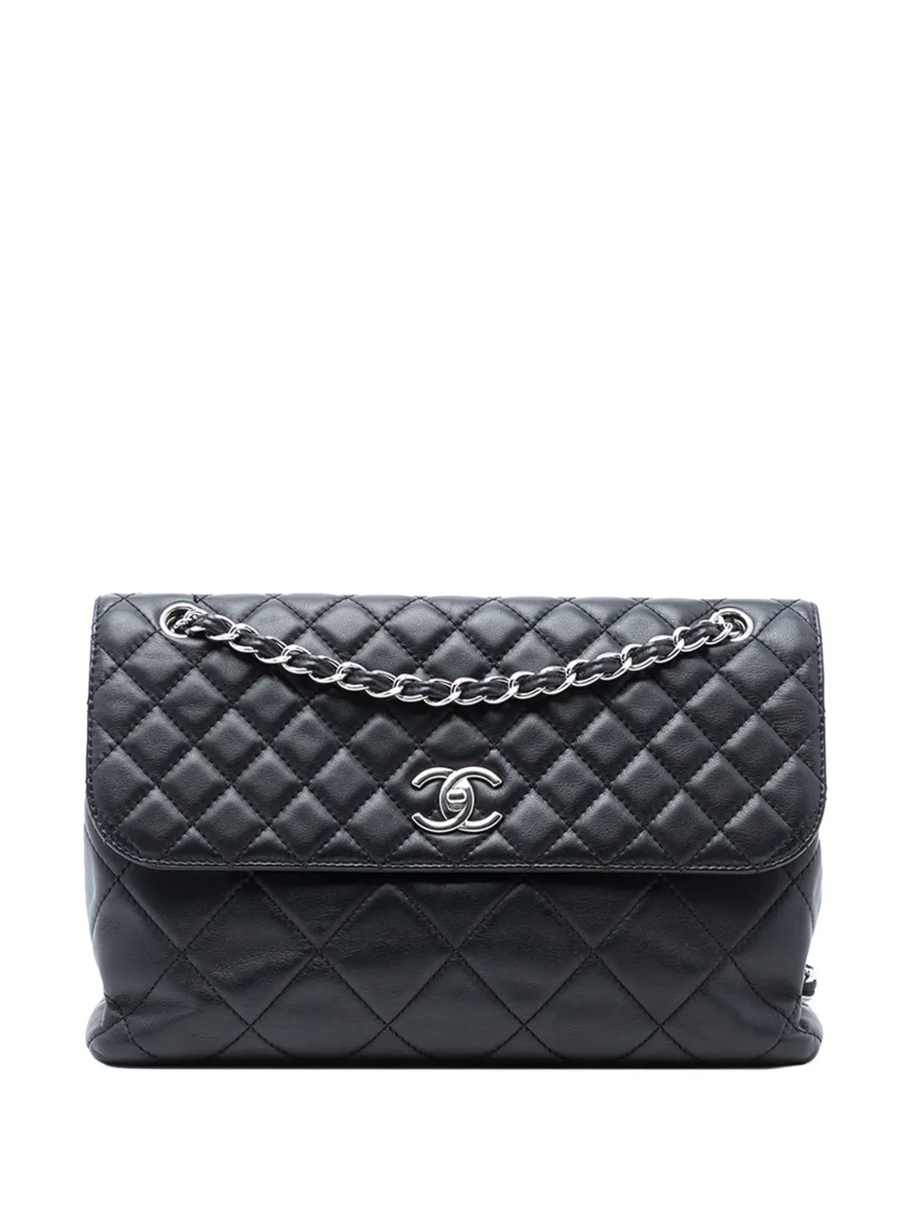 CHANEL Pre-Owned Borsa a spalla CC In The Business Flap trapuntata 2011 - Nero