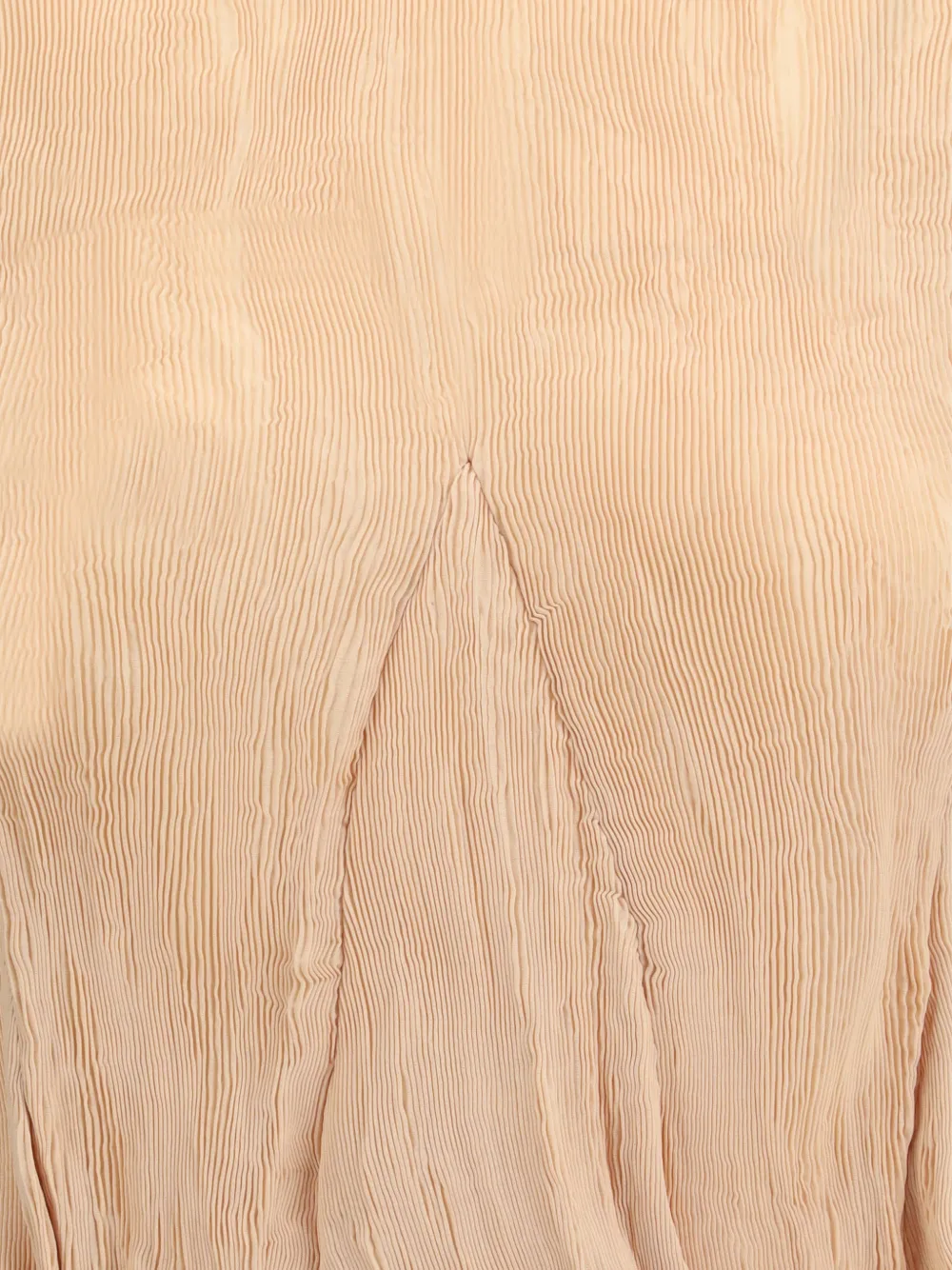  Gongdid Design Pleated Crop Top - Neutrals 