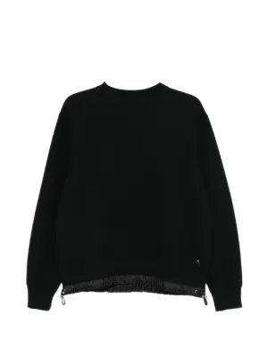 Sacai Typewriter Sweater | Black | FARFETCH IL
