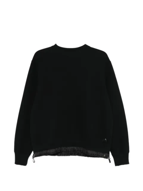 sacai drawstring hem sweatshirt