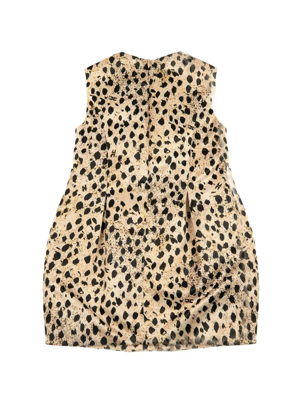 Elisabetta Franchi La Mia Bambina Jurk met print Beige