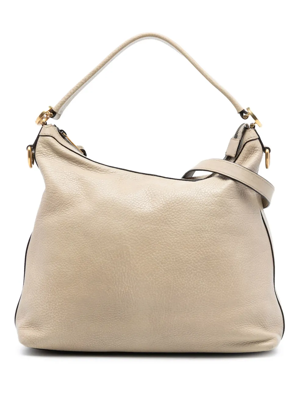 Gucci Pre-Owned Borsa a tracolla Miss GG piccola in pelle di vitello pieno fiore 2016-2025 - Marrone