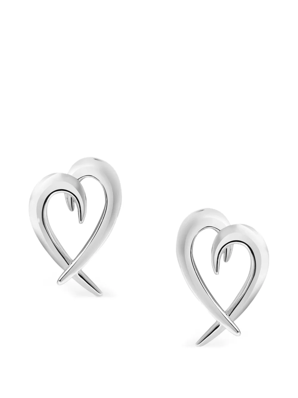 Shaun Leane hook heart earrings - Silver
