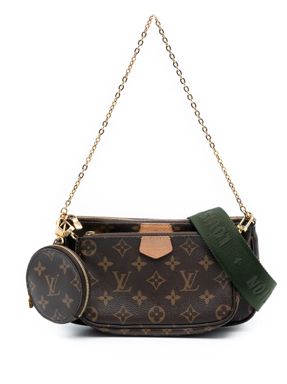 Louis Vuitton Pre-Owned 2020 Monogram Multi Pochette Accessoires satchel - Marrone