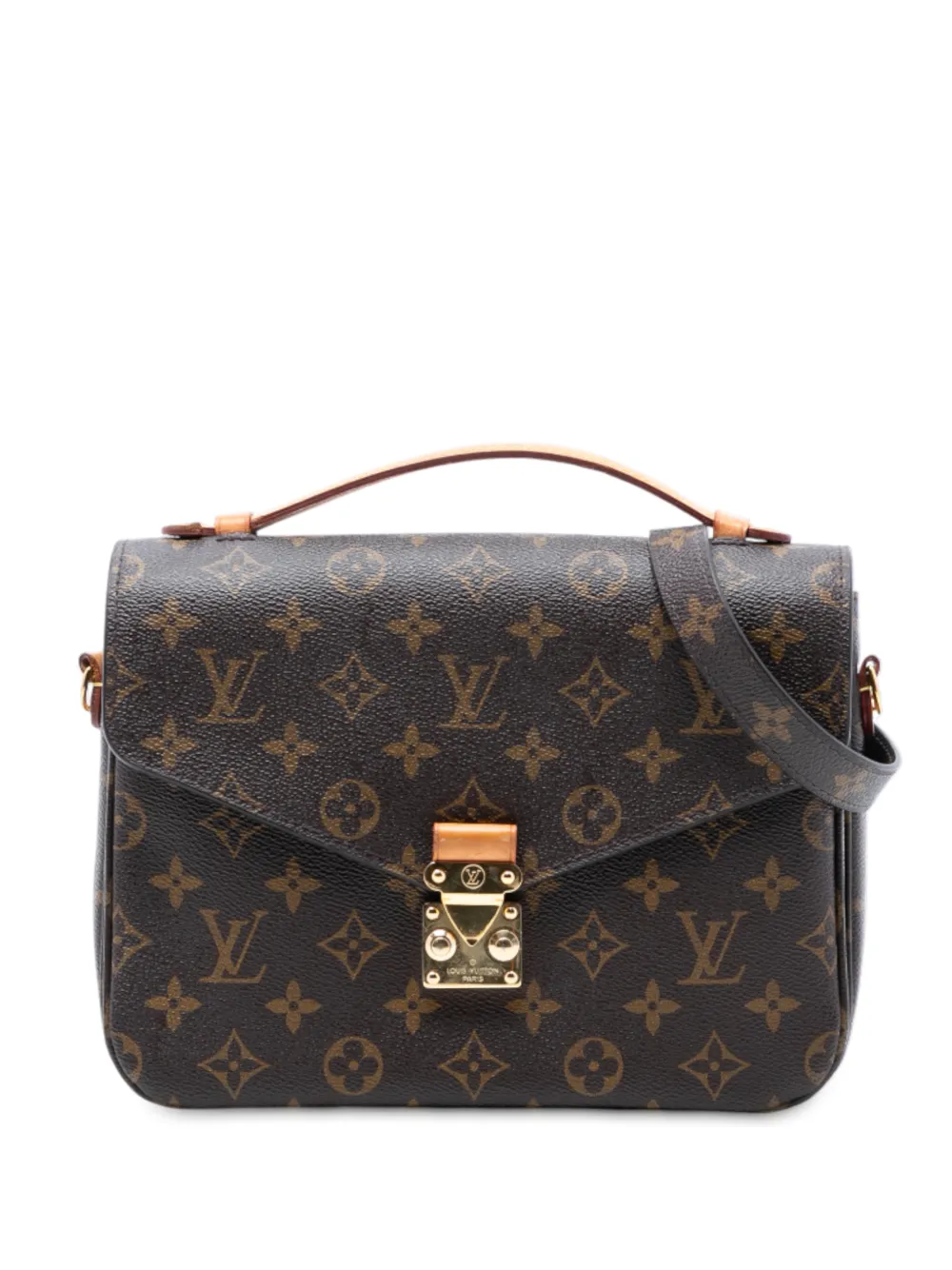 Louis Vuitton Pre-Owned 2018 Monogram Pochette Metis satchel - Marrone