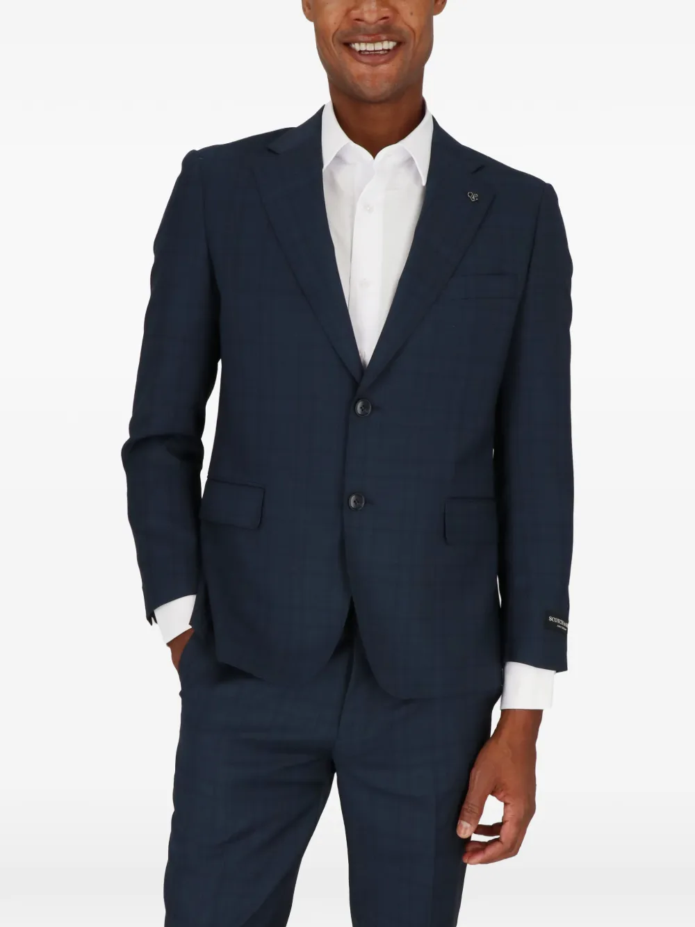 Scotch & Soda plaid suit - Blu