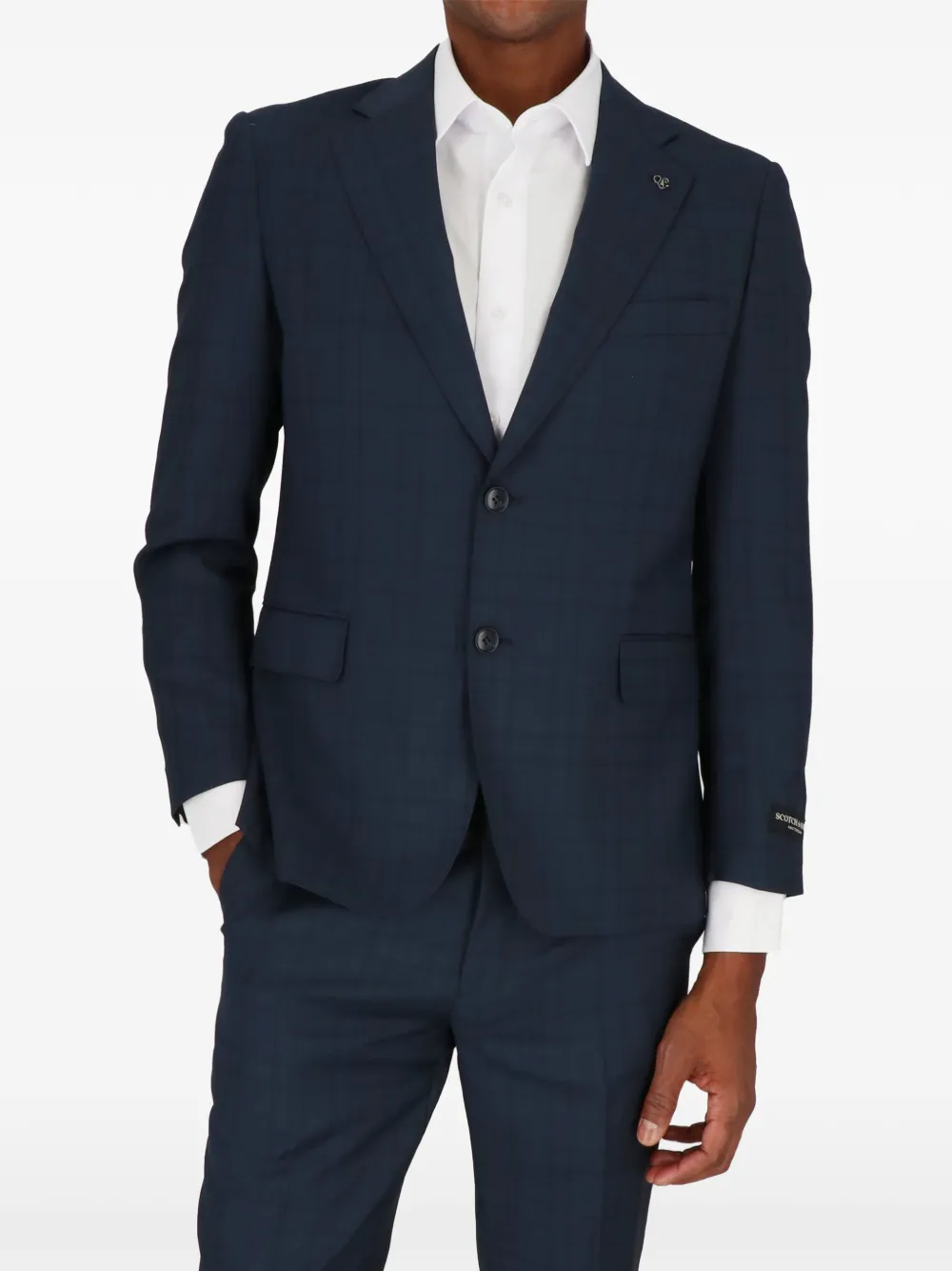 Scotch & Soda plaid suit - Blu