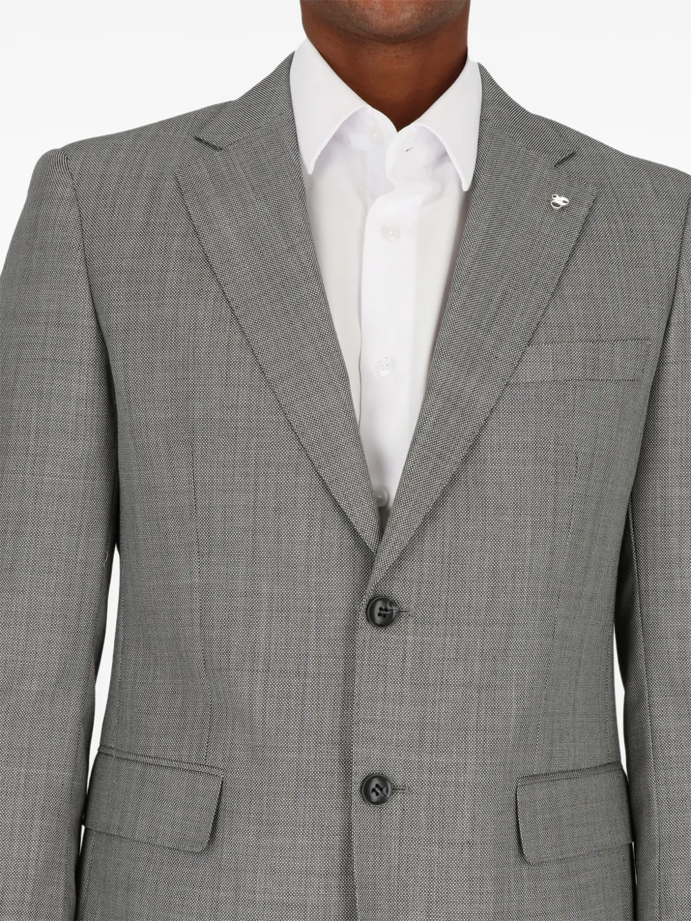  Scotch & Soda Button Grey Black Suit 