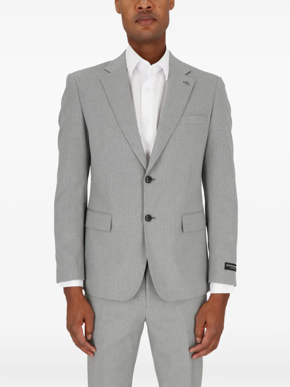 Scotch & Soda pinstripe suit - Grigio