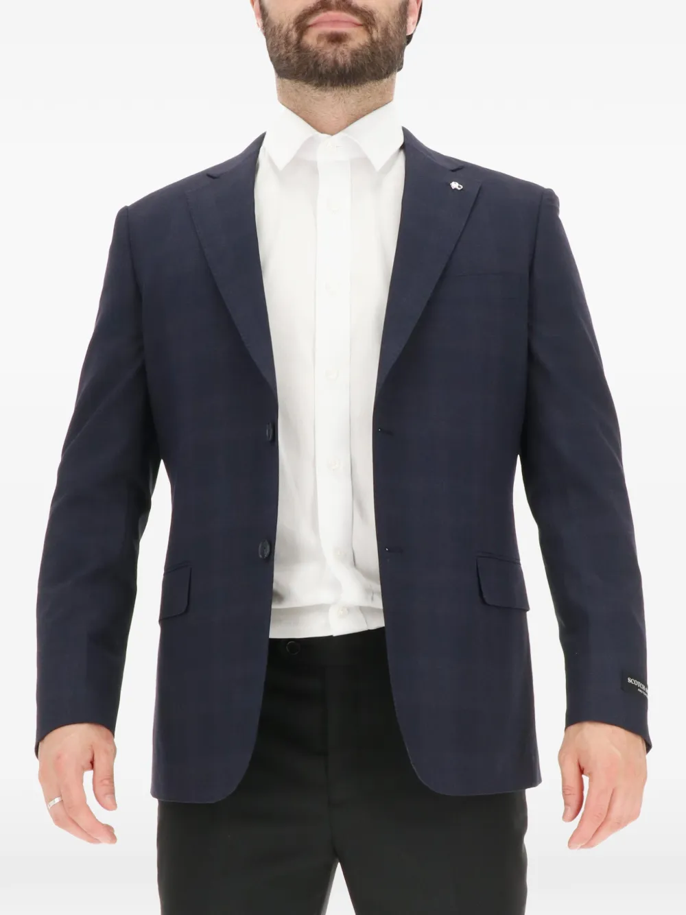 Scotch & Soda tailored single-breasted jacket - Blu