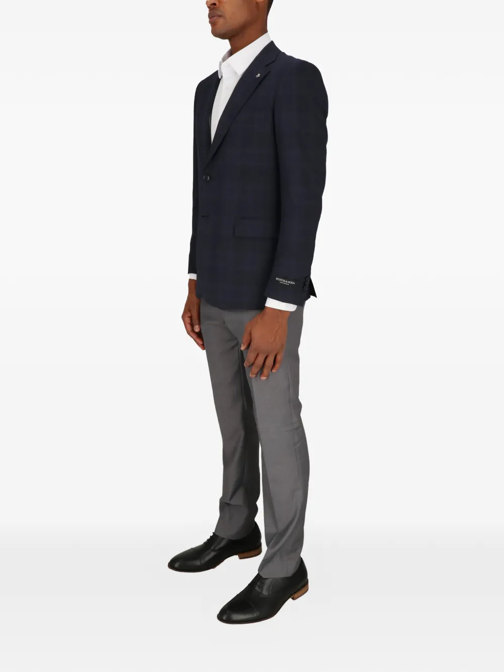  Scotch & Soda Tailored Single-breasted Jacket - Blue 