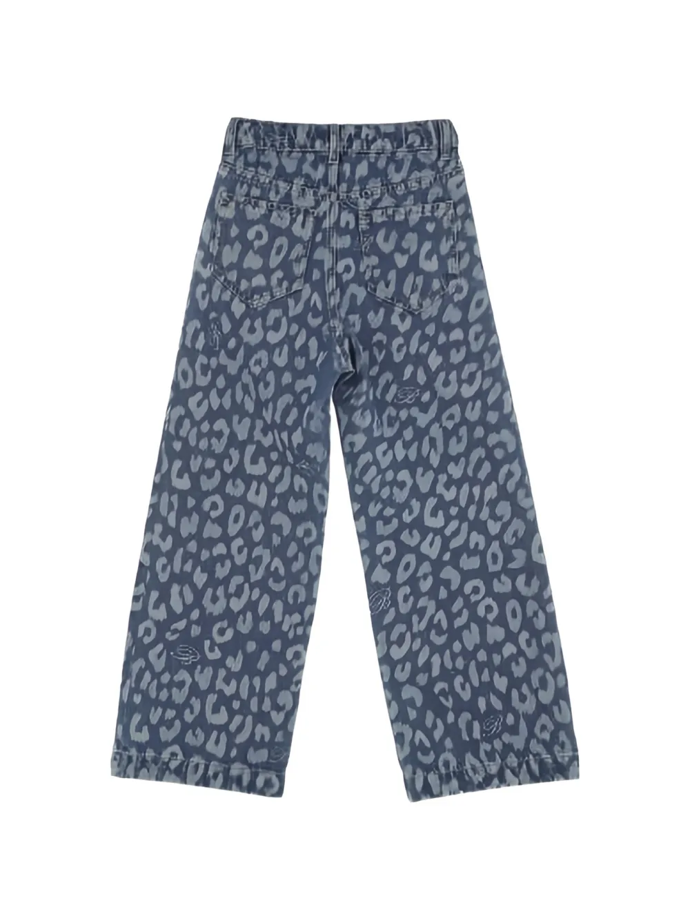  Miss Blumarine Printed Trousers - Blue 