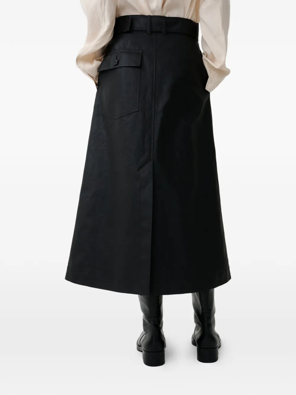 Grasse A-Line Midi Skirt