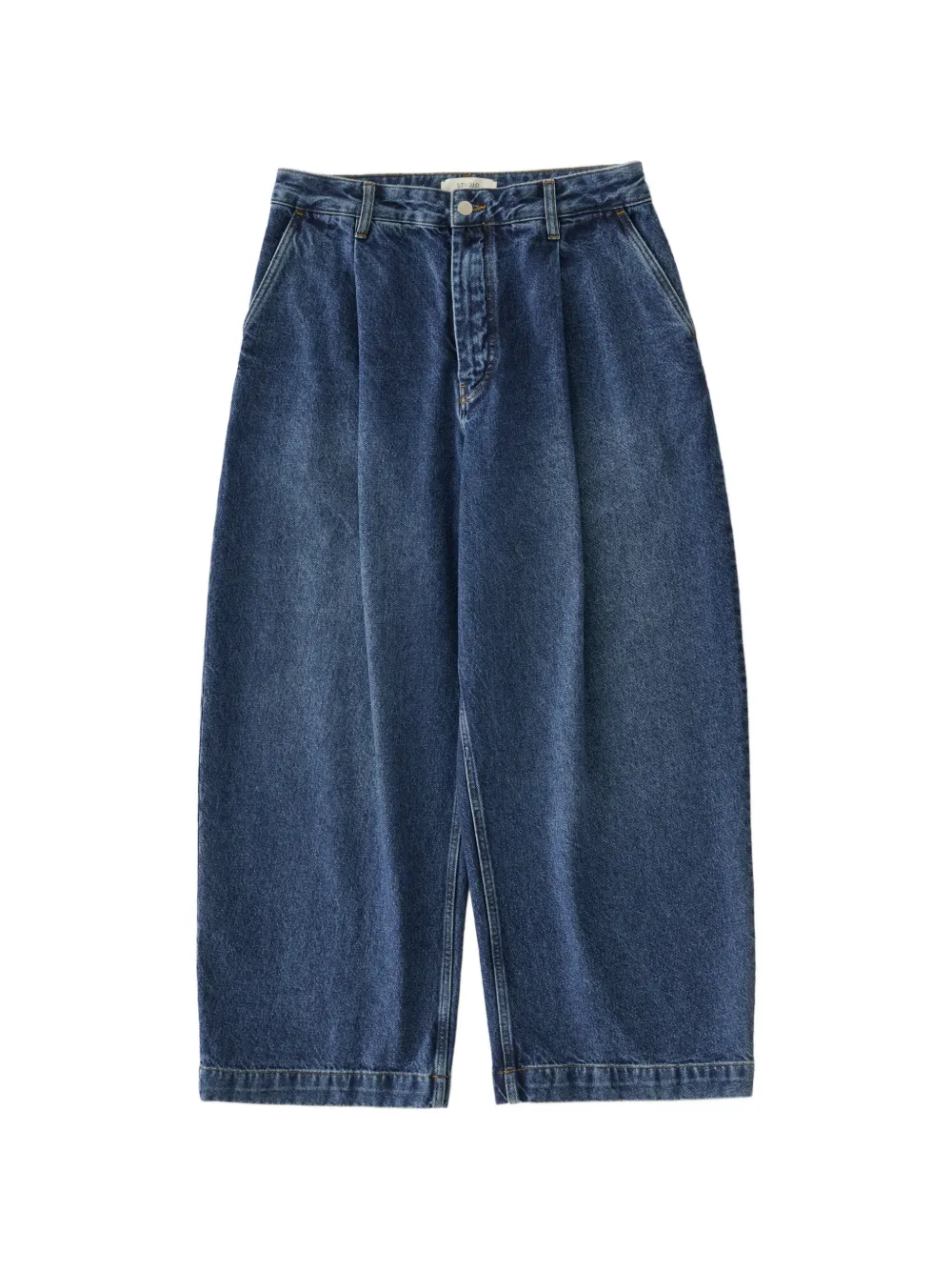 Studio Nicholson Puch pleat jeans - Blu