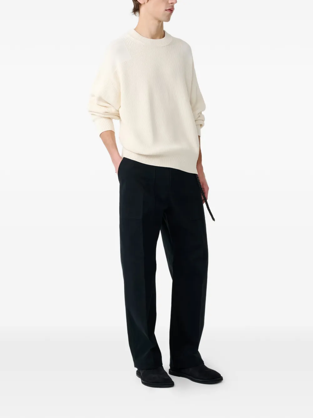  Studio Nicholson Balos Slant-pockets Trousers - Blue 