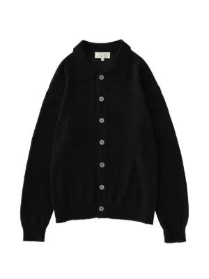 Studio Nicholson Hamto Polo Collar Cardigan | Brown | FARFETCH RO