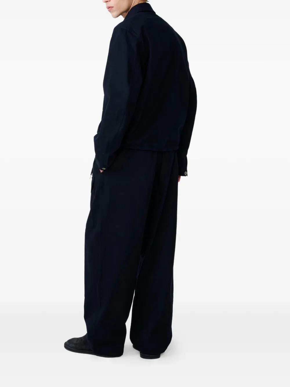 Studio Nicholson Nava broek Blauw
