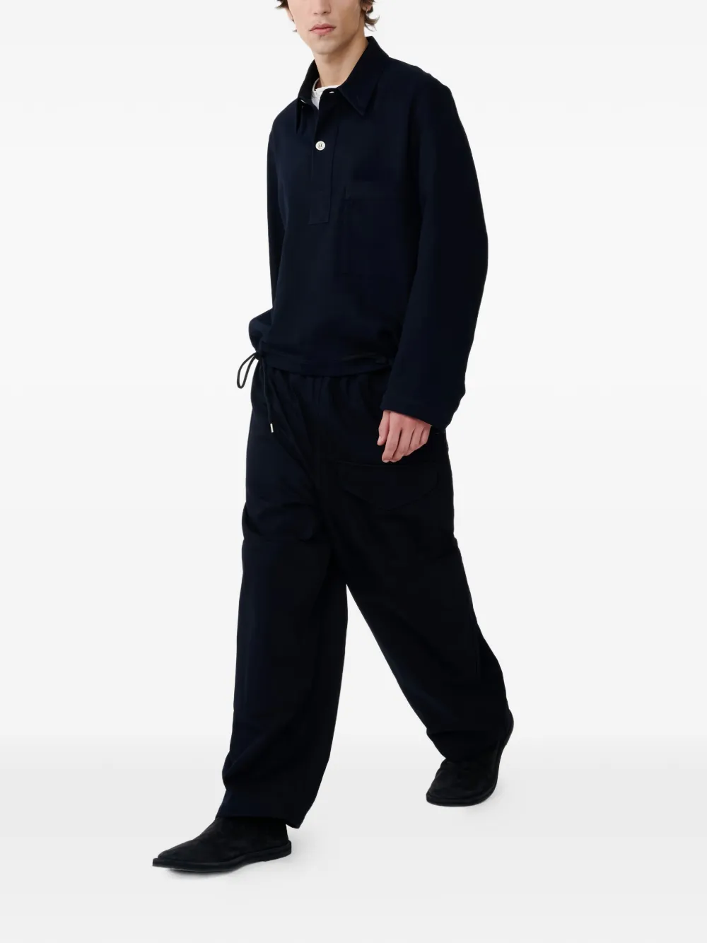  Studio Nicholson Pantalones Nava - Azul 