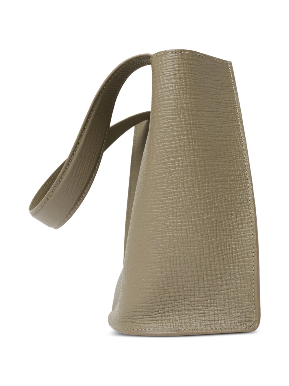 Studio Nicholson Doublet schoudertas van bewerkt leer Beige