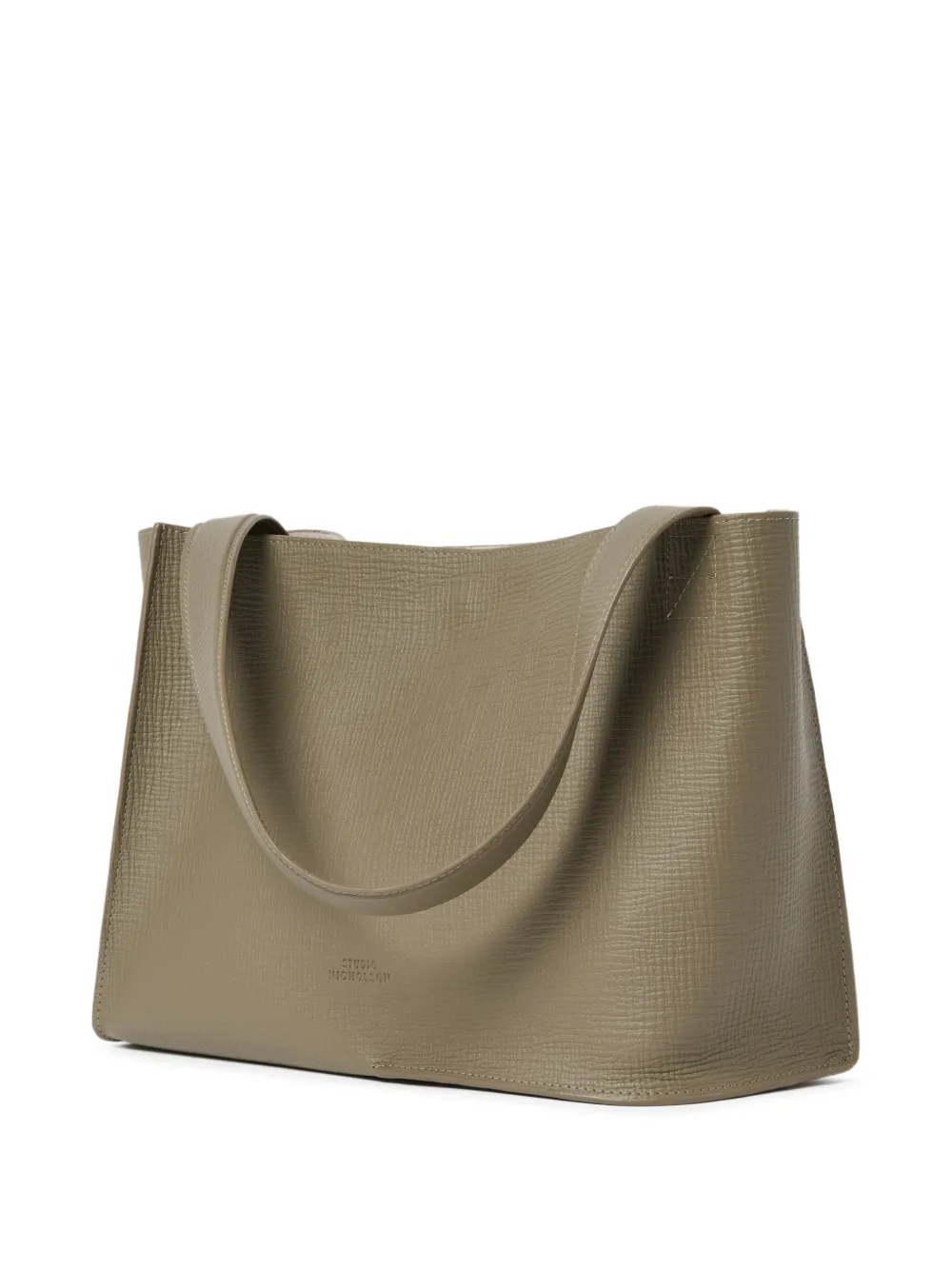  Studio Nicholson Doublet Grained-leather Shoulder Bag - Neutrals 