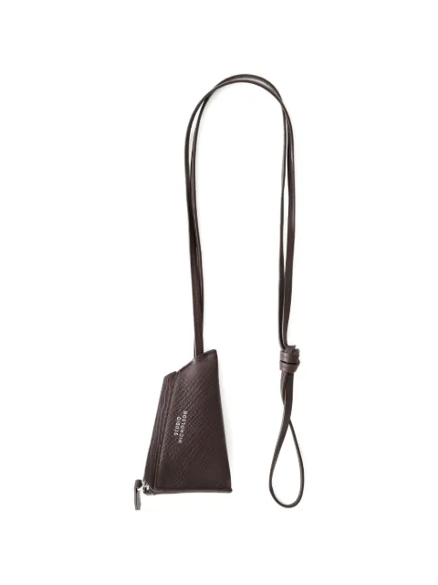 Studio Nicholson Pochi grained-leather pouch