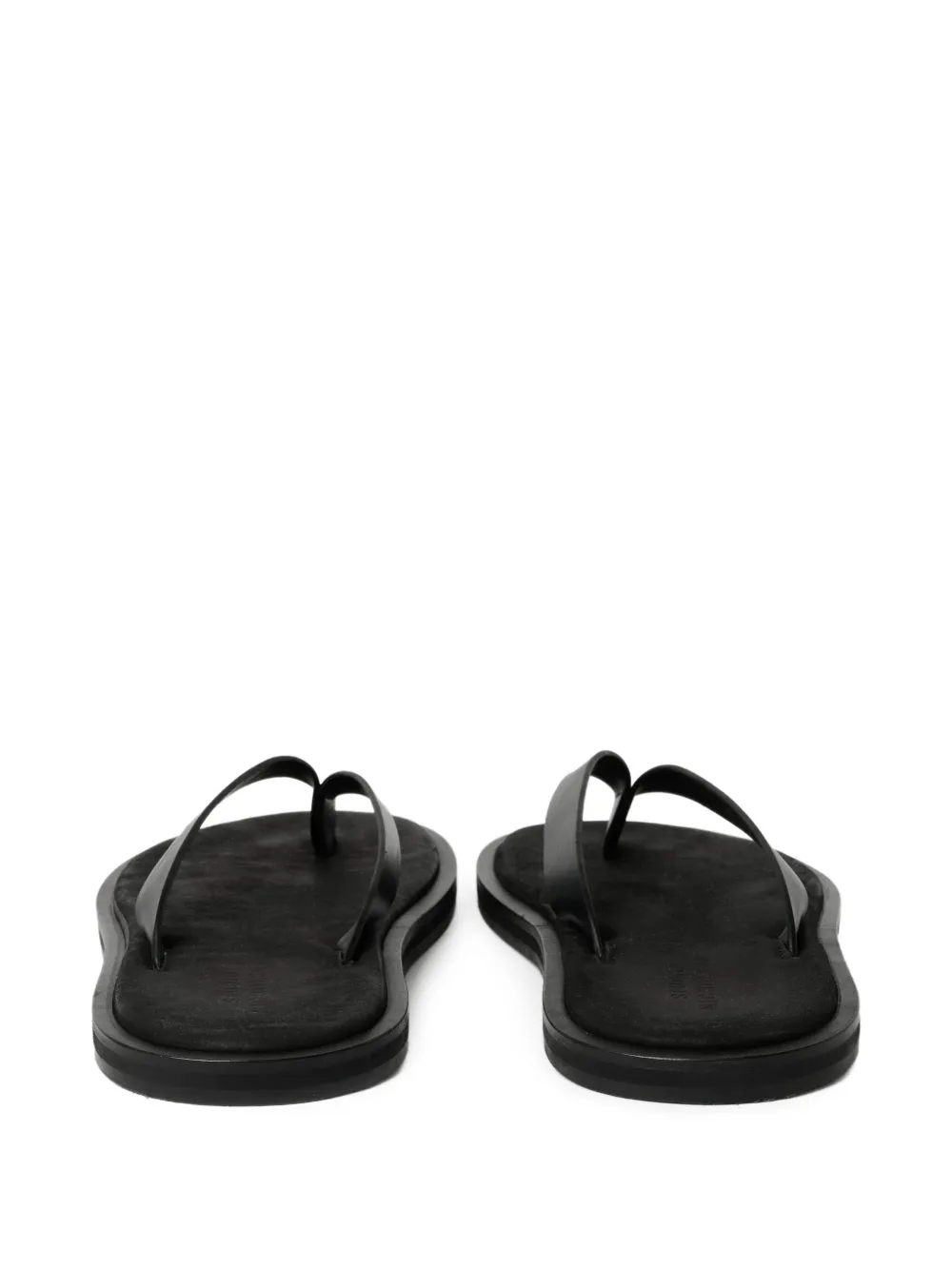 Studio Nicholson Curren leren sandalen Zwart