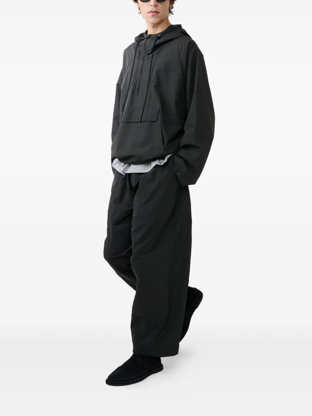 Studio Nicholson Ashi elastische broek Grijs