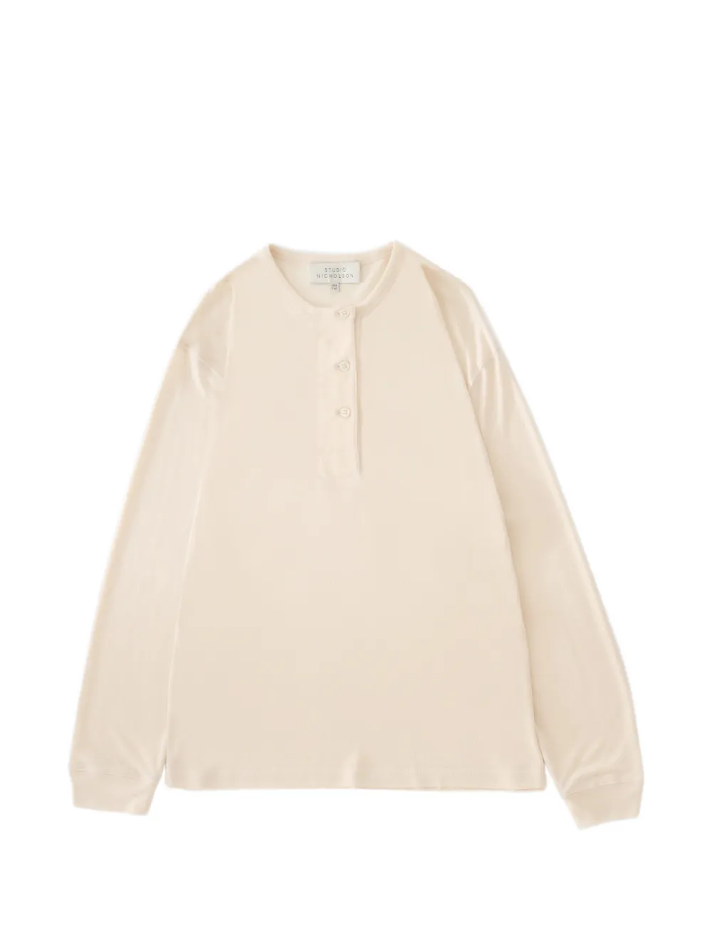 Studio Nicholson Rutas grandad collar top - Nude