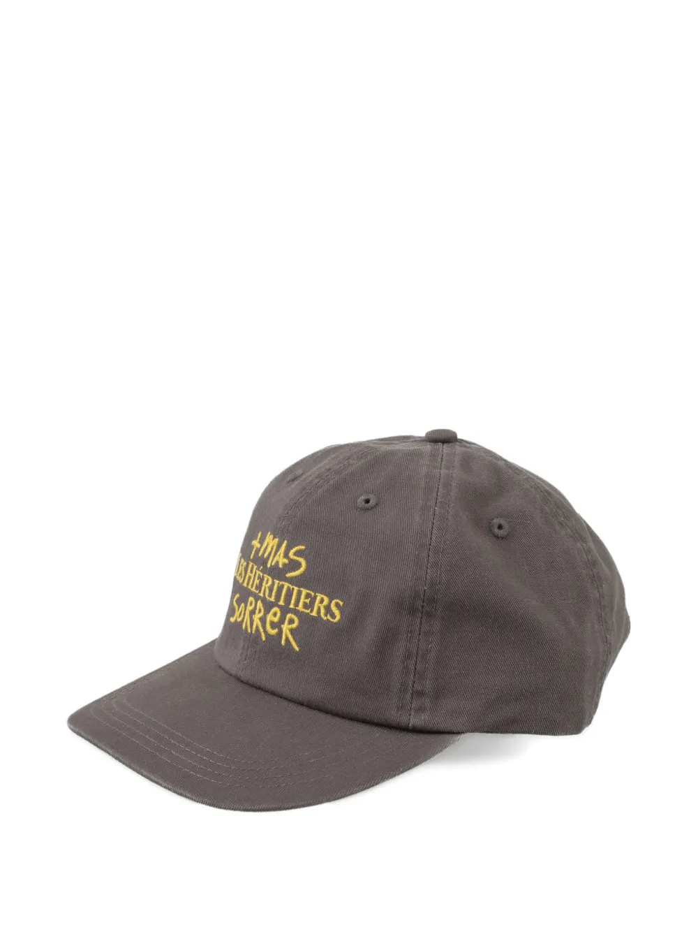  Les Héritiers X Mas Sorrer Embroidered Cap - Grey 