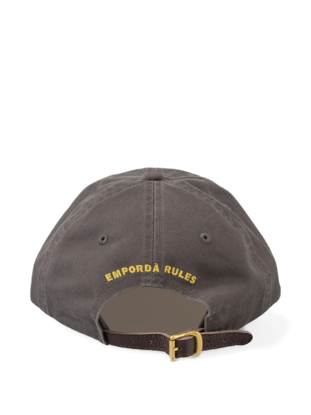  Les Héritiers X Mas Sorrer Embroidered Cap - Grey 