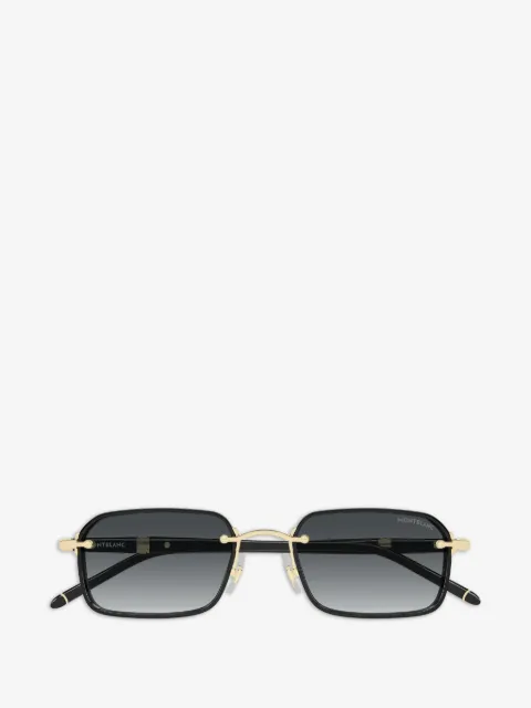 Montblanc lentes de sol con armazón cuadrada