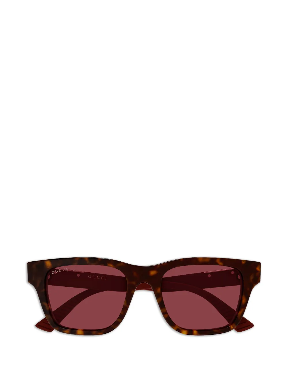 Gucci Eyewear geometric-frame sunglasses - Marrone