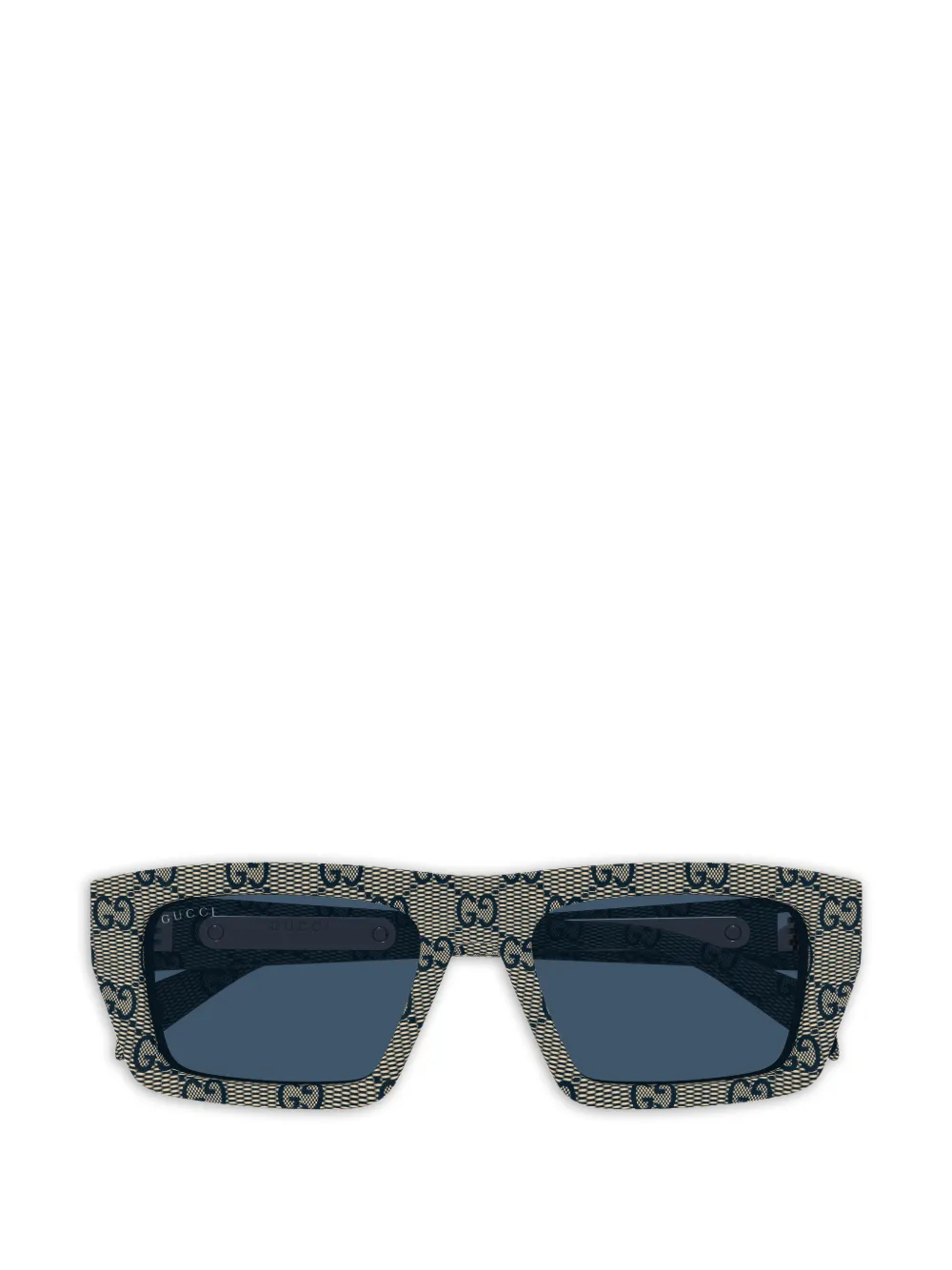 Gucci Eyewear patterned square-frame sunglasses - Grigio
