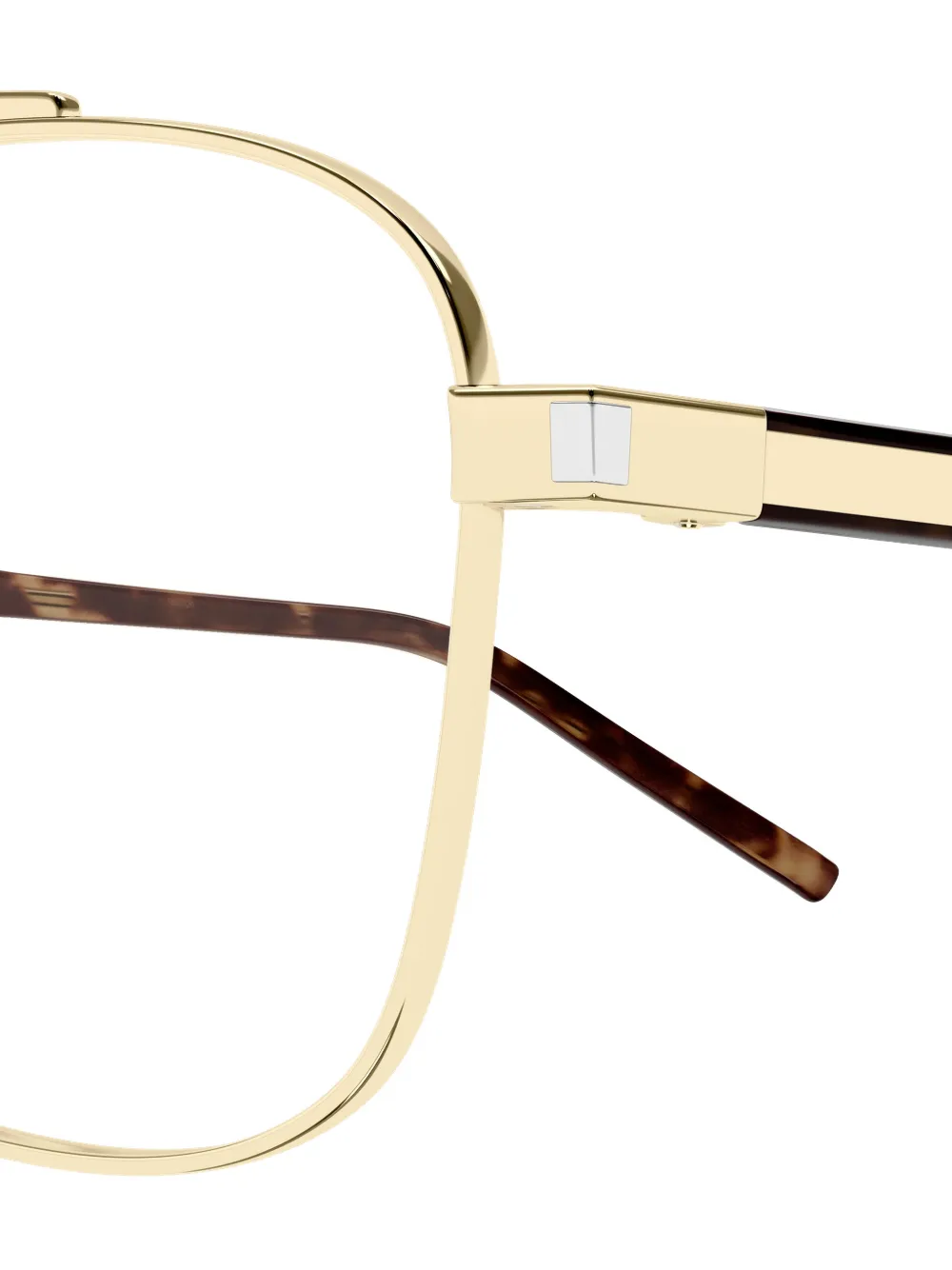 Saint Laurent Eyewear Bril met piloten montuur Goud