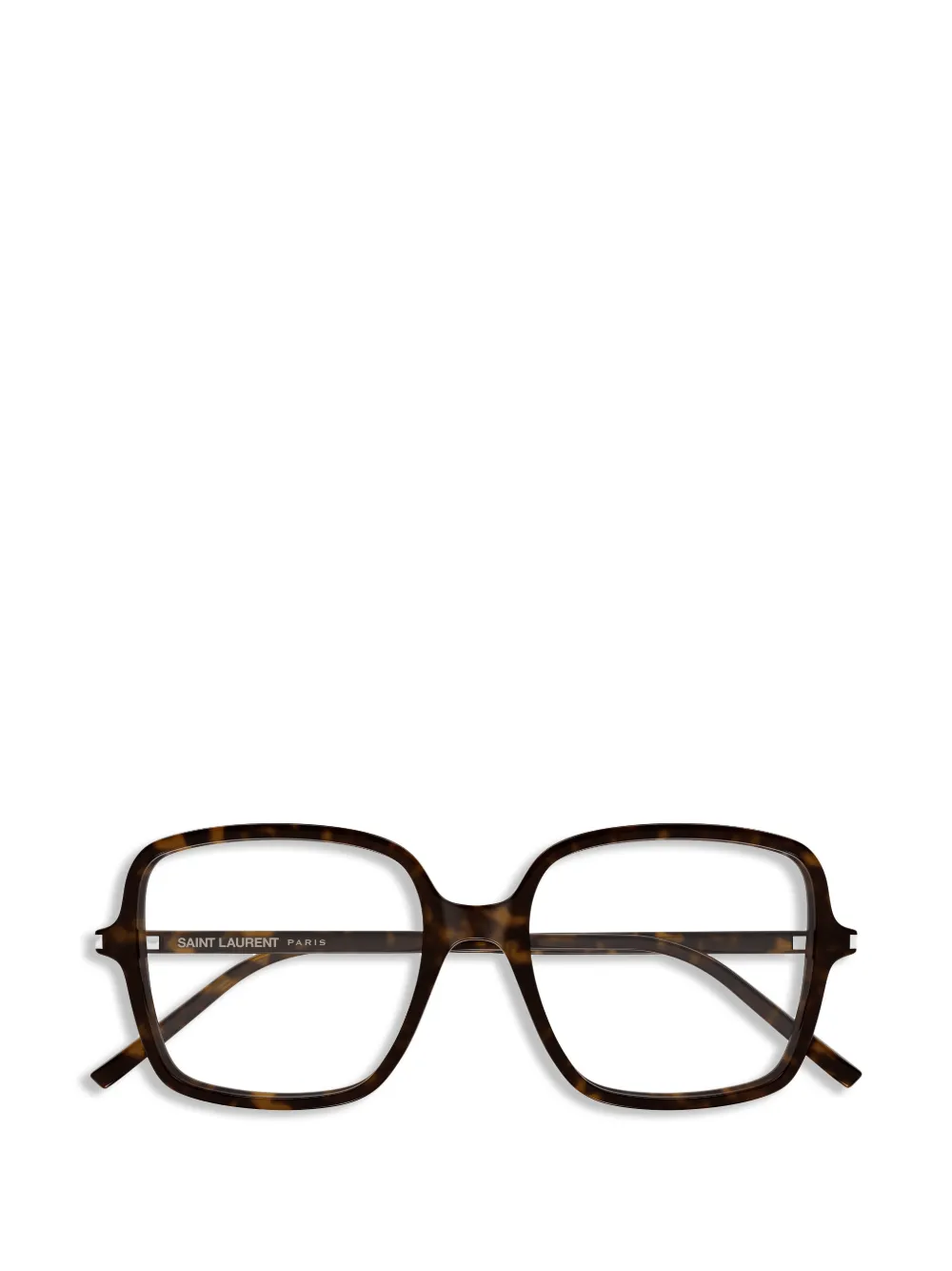Saint Laurent Eyewear square-frame glasses - Marrone