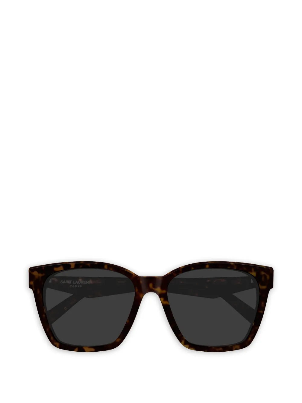 Saint Laurent Eyewear square-frame tortoiseshell sunglasses - Marrone