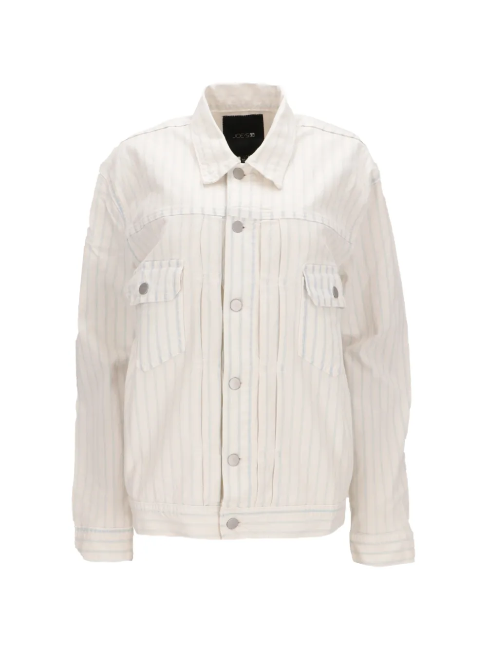 Joe's Jeans vertical-stripe denim jacket - Toni neutri