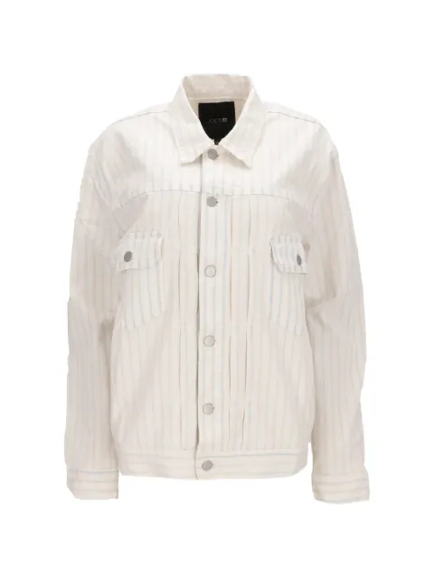 Joe's Jeans vertical-stripe denim jacket