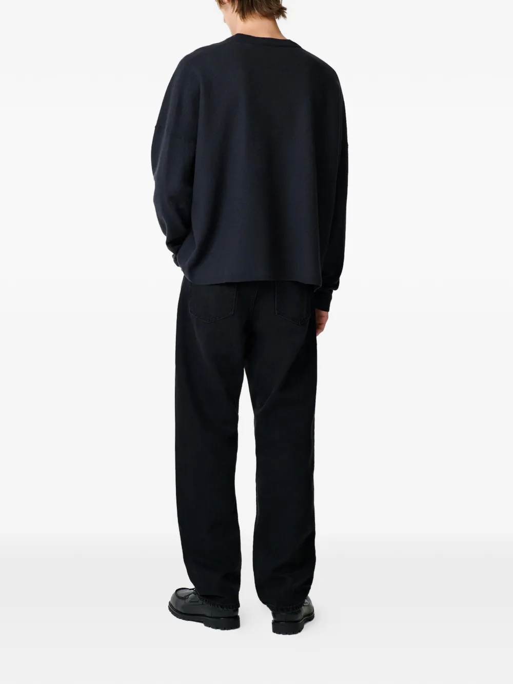  Studio Nicholson Dropped-shoulder Sweater - Black 