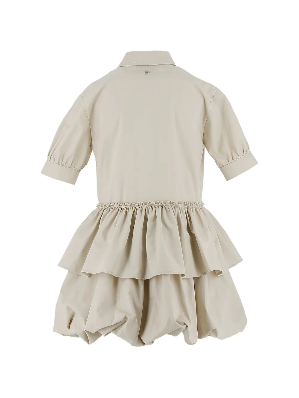 Dondup Kids Ruffled Tiered Dress - Neutrals 