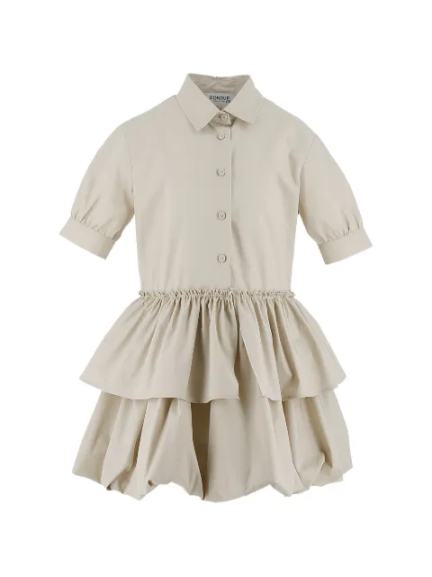 DONDUP KIDS ruffled tiered dress