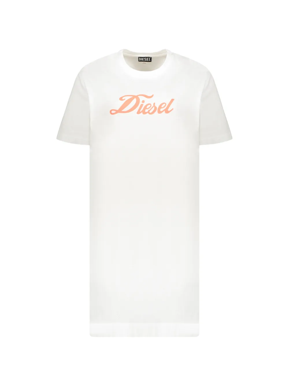 Diesel logo cotton dress - Weiß